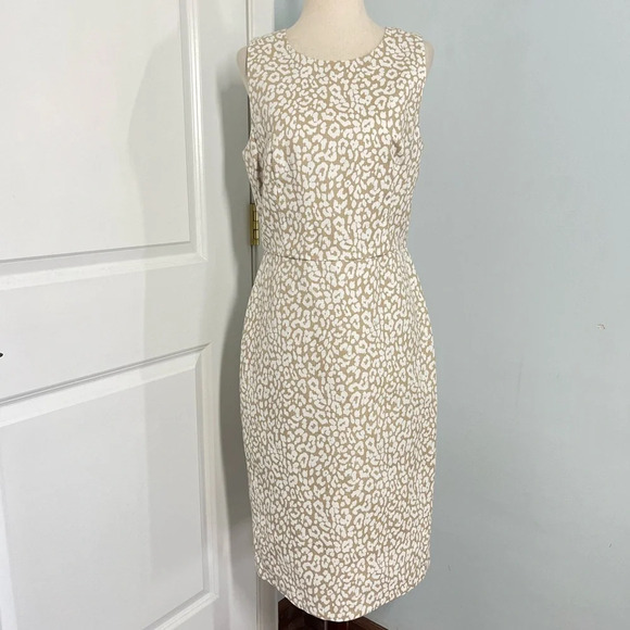 J. Crew Factory Dresses & Skirts - J.Crew Factory 100% cotton animal print midi dress size 6